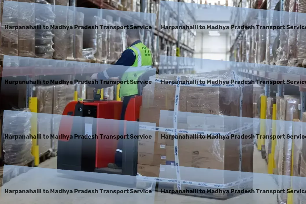 Harpanahalli to Madhya Pradesh Transport Rapid logistics solutions