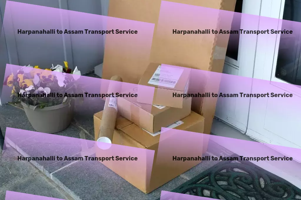 Harpanahalli to Assam Transport International cargo shipping