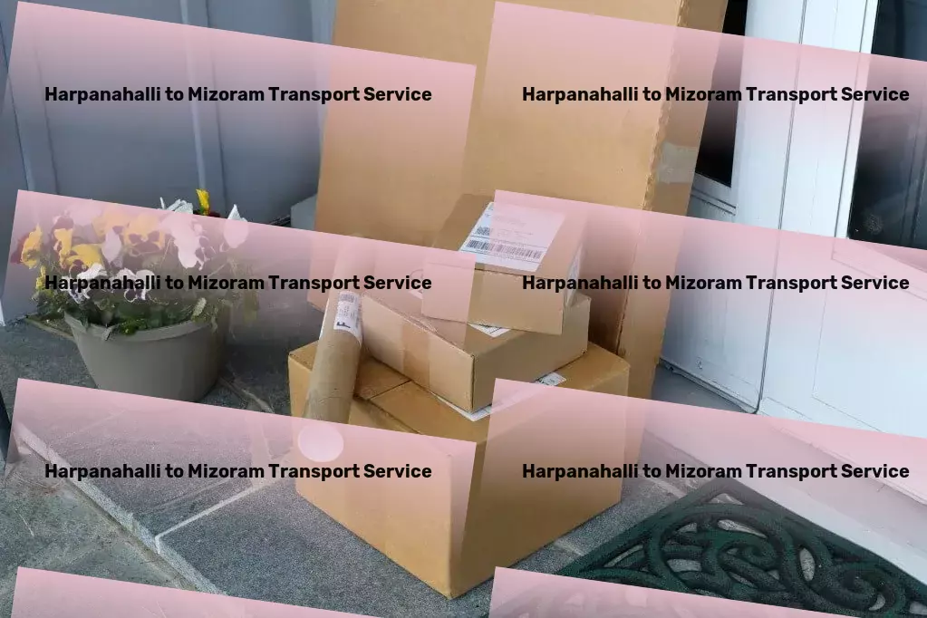 Harpanahalli to Mizoram Transport Household Transport