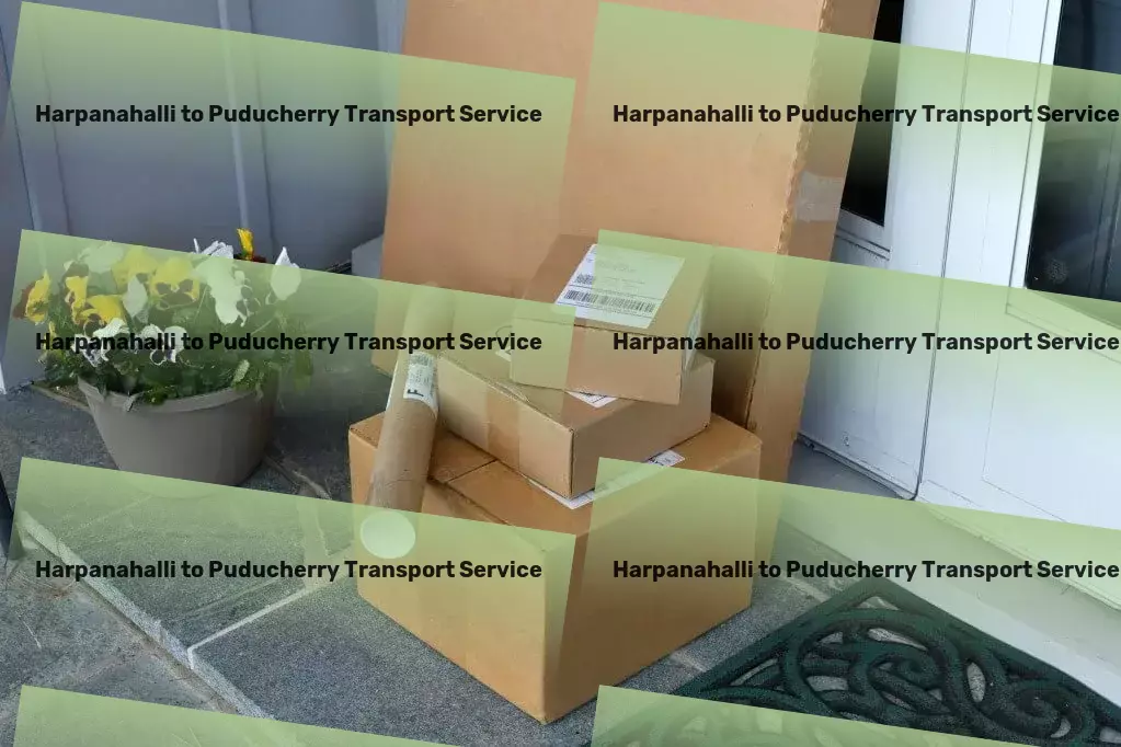 Harpanahalli to Puducherry Transport Secure courier delivery