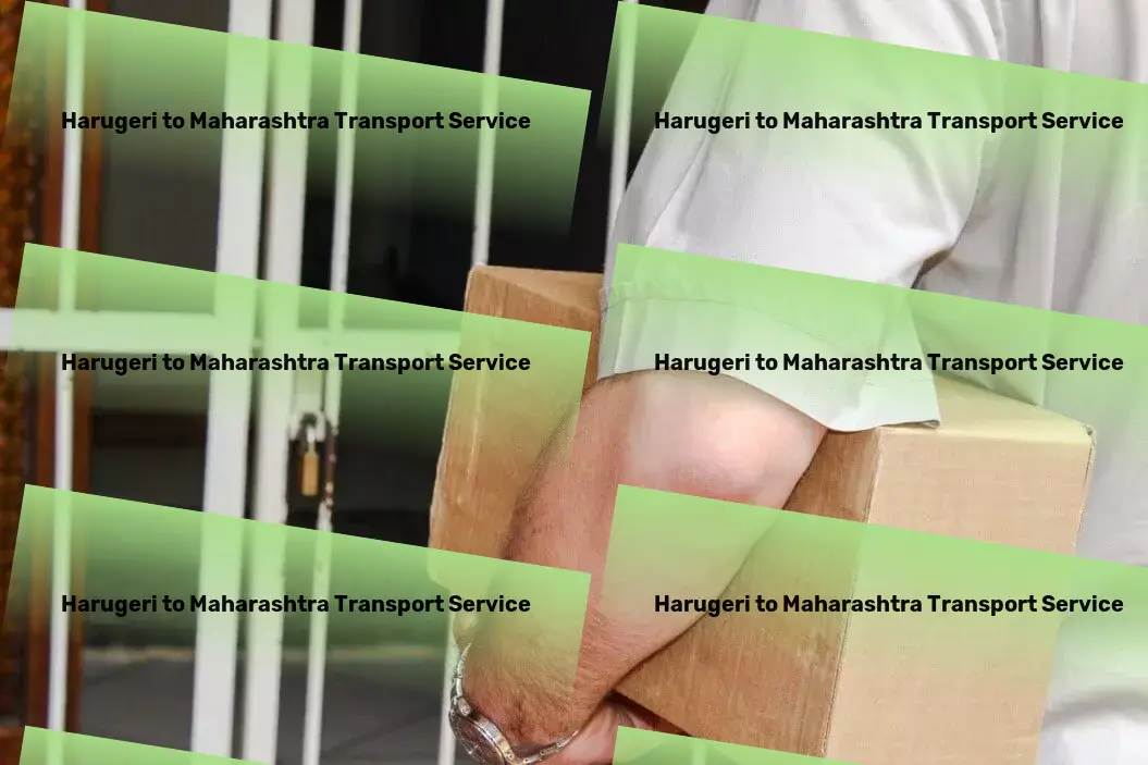 Harugeri to Maharashtra Transport Express industrial shipping