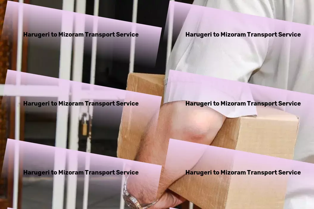 Harugeri to Mizoram Transport Enhancing India's supply chains with top-tier services! - Professional package services