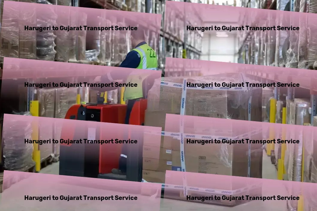 Harugeri to Gujarat Transport Efficient freight solutions