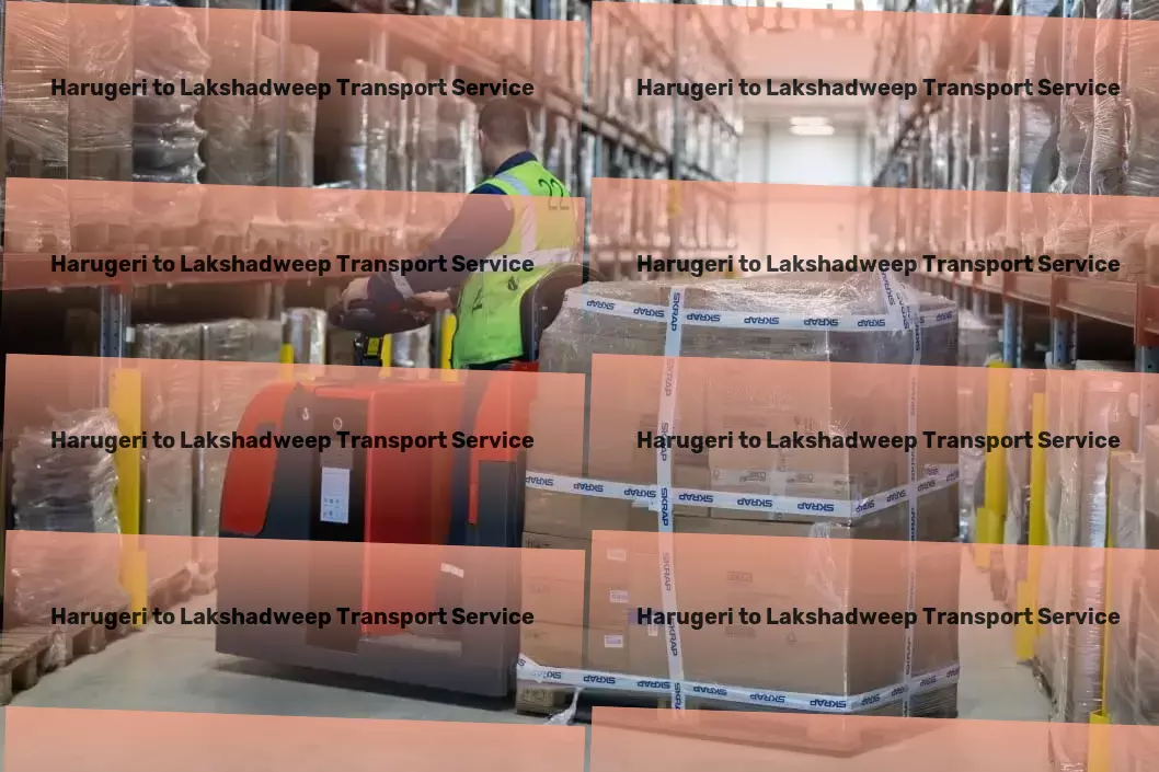 Harugeri to Lakshadweep Transport Fast package dispatch