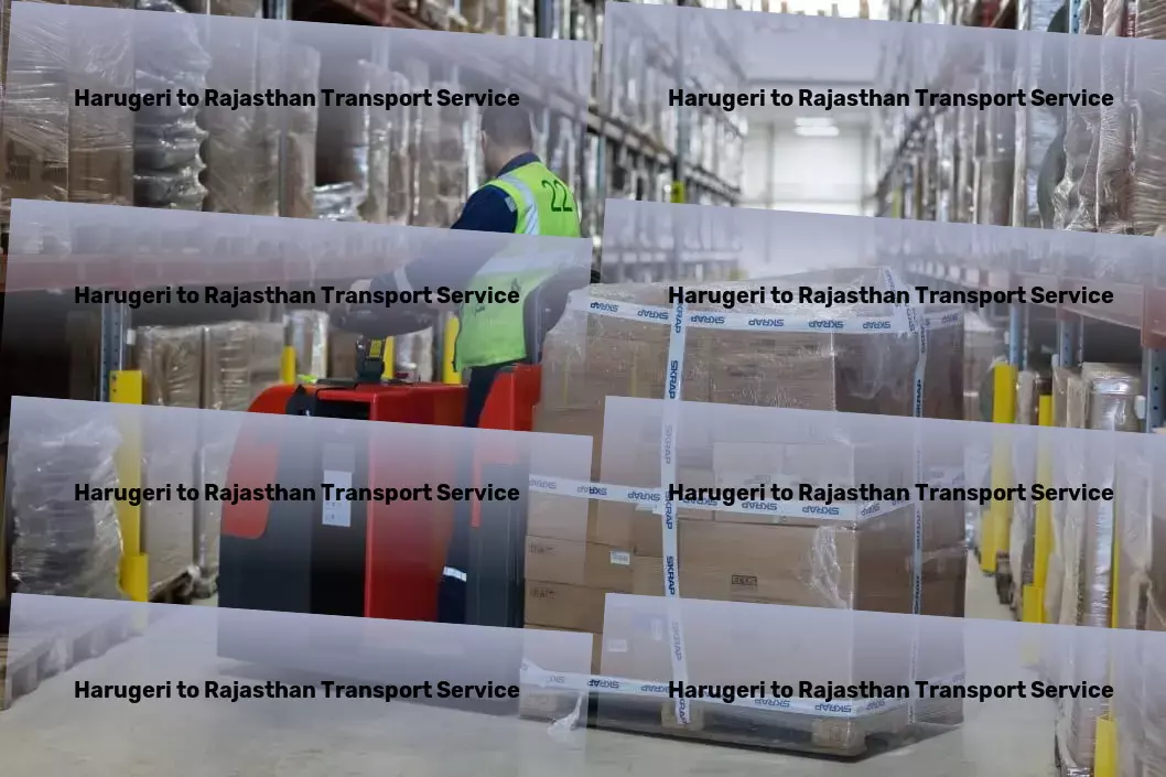 Harugeri to Rajasthan Transport Long-distance freight logistics