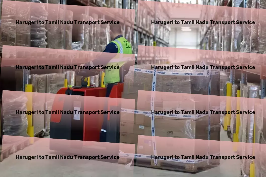 Harugeri to Tamil Nadu Transport Personalized courier services