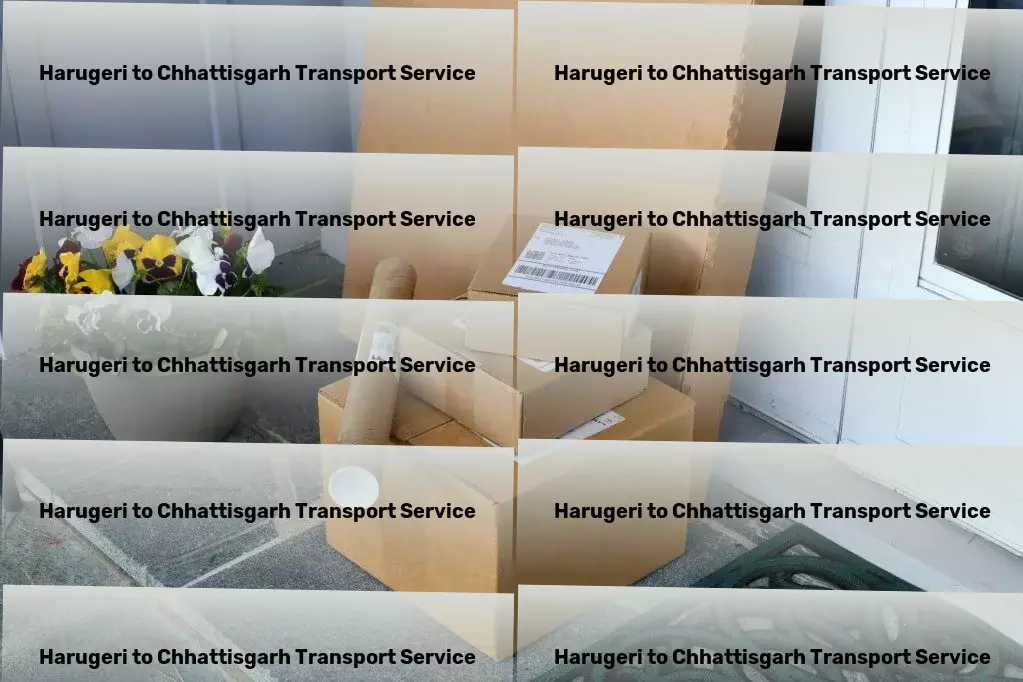 Harugeri to Chhattisgarh Transport High-capacity goods shipment