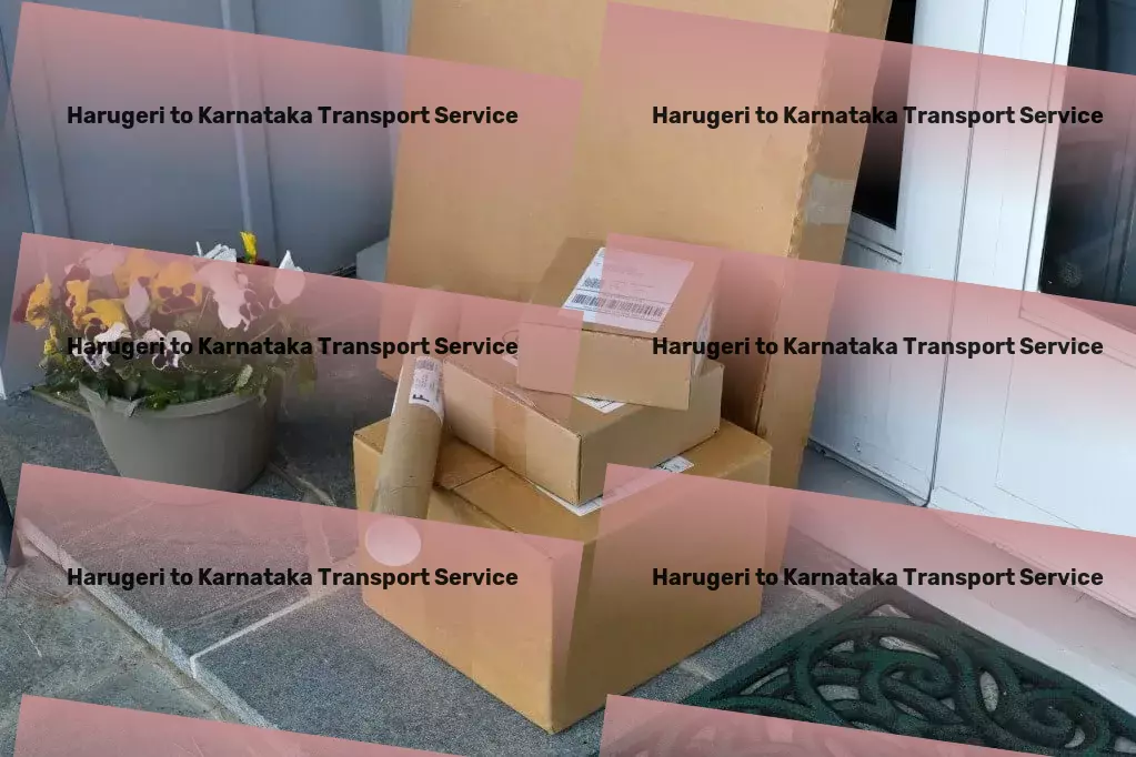 Harugeri to Karnataka Transport Turn chaos into order with our sleek app! - Full-load shipping services