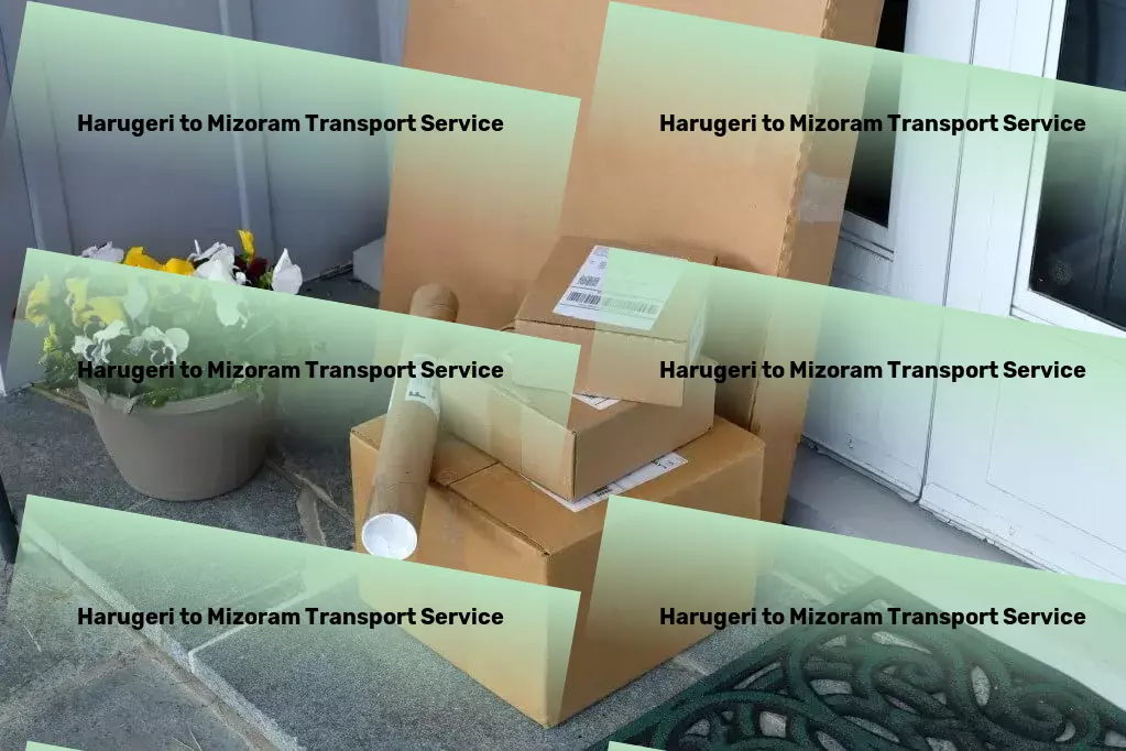 Harugeri to Mizoram Transport International freight logistics