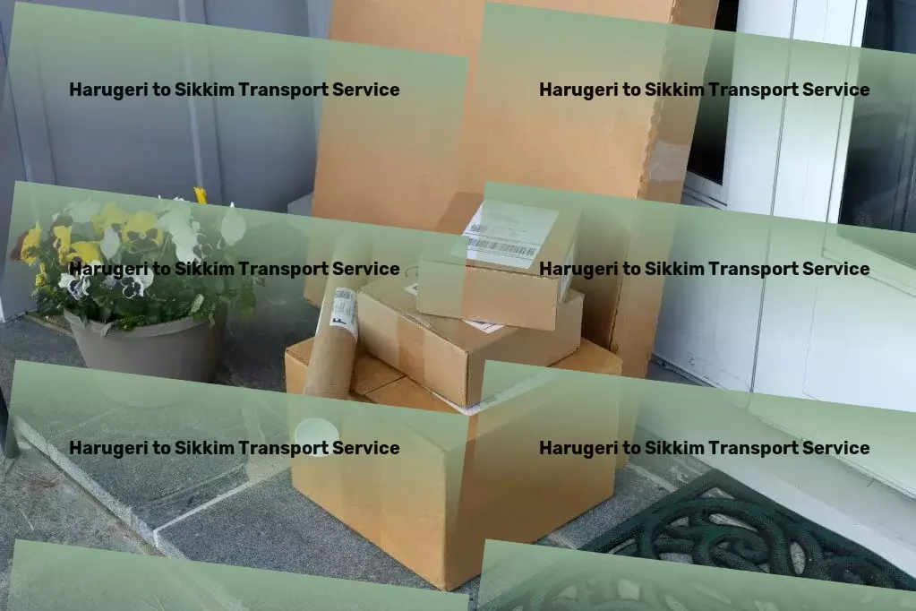 Harugeri to Sikkim Transport Custom freight services