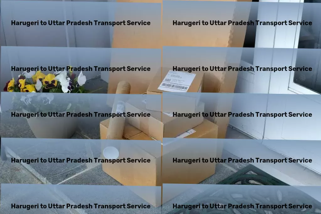 Harugeri to Uttar Pradesh Transport On-time delivery services