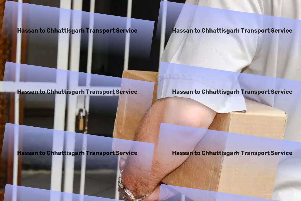 Hassan to Chhattisgarh Transport Container transport services