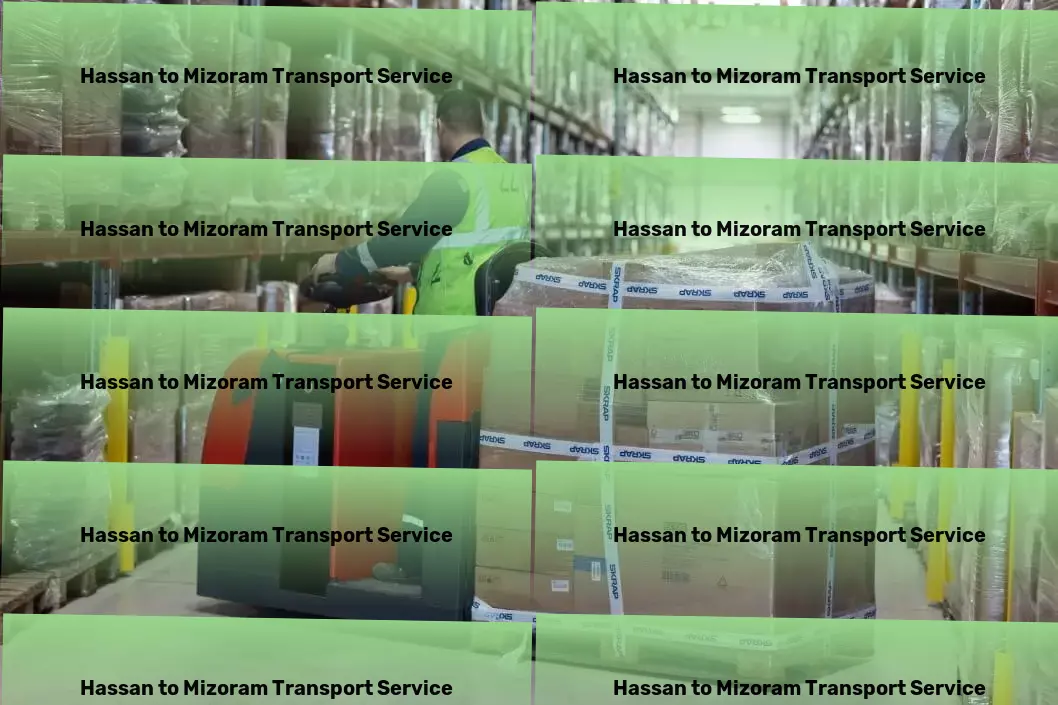 Hassan to Mizoram Transport Less than truckload shipping