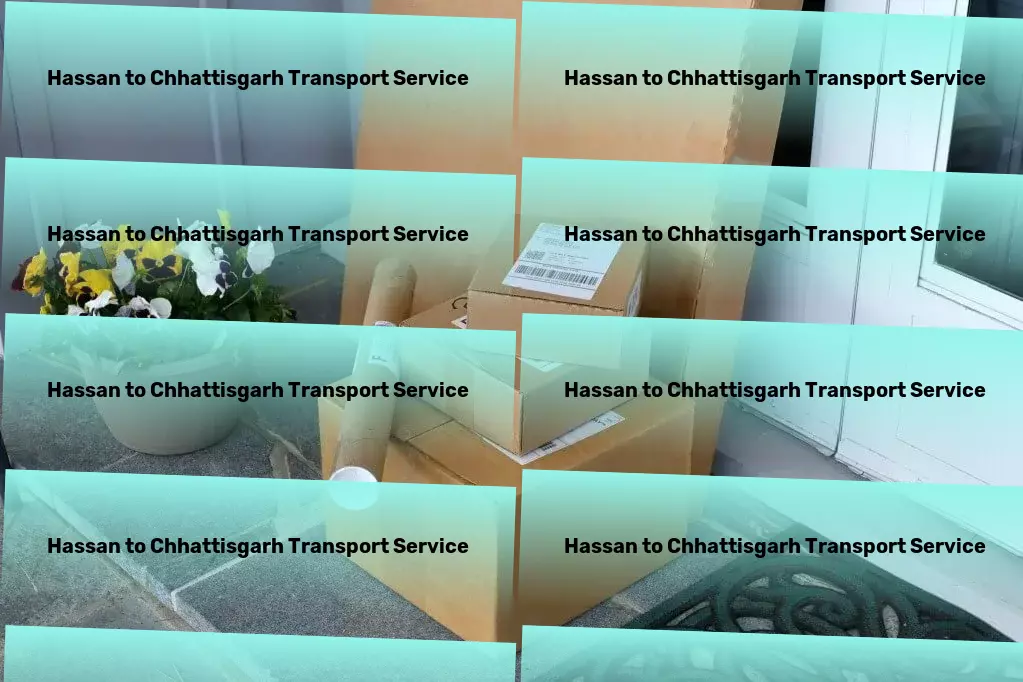 Hassan to Chhattisgarh Transport National road freight solutions