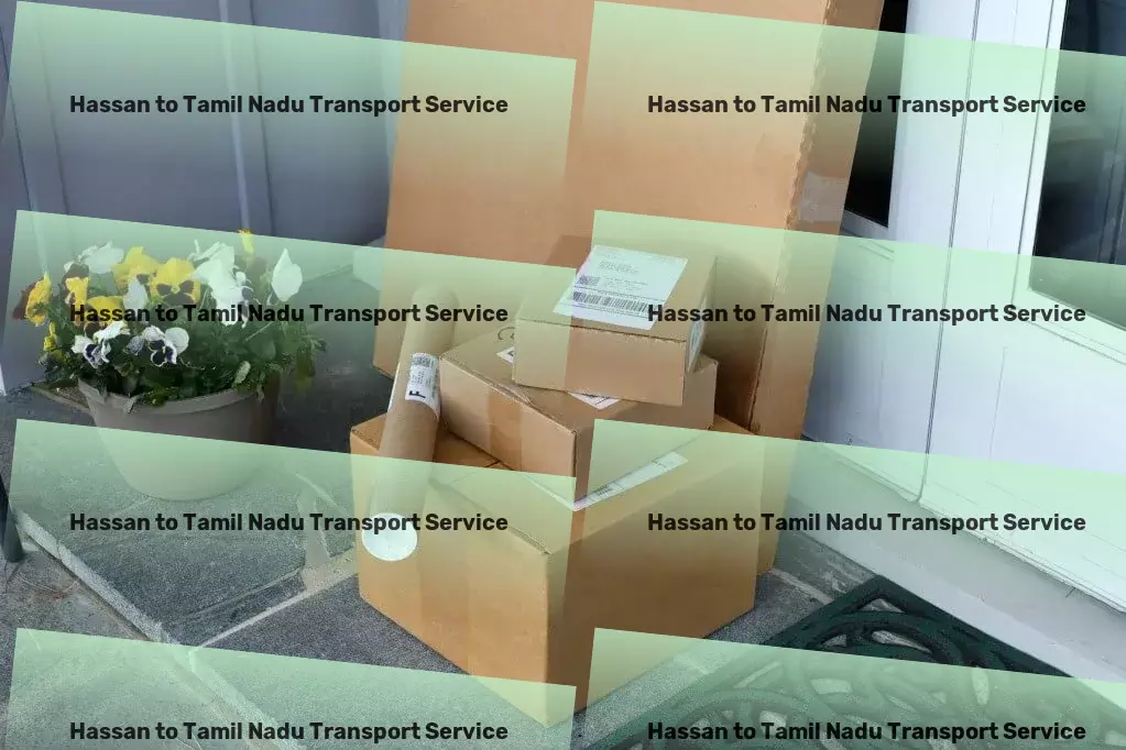 Hassan to Tamil Nadu Transport Commercial package delivery