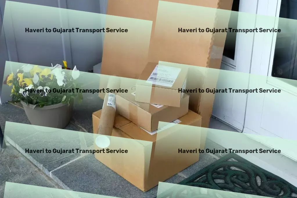 Haveri to Gujarat Transport Advanced cargo solutions