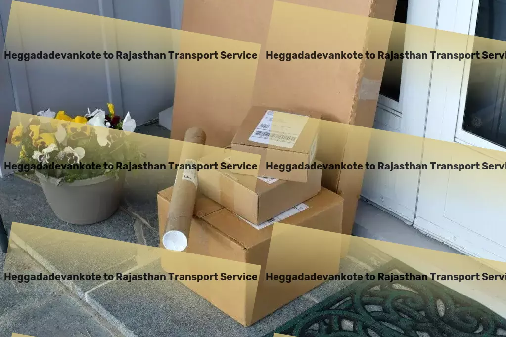 Heggadadevankote to Rajasthan Transport Your logistics, reimagined and revolutionized! - Heavy load transport