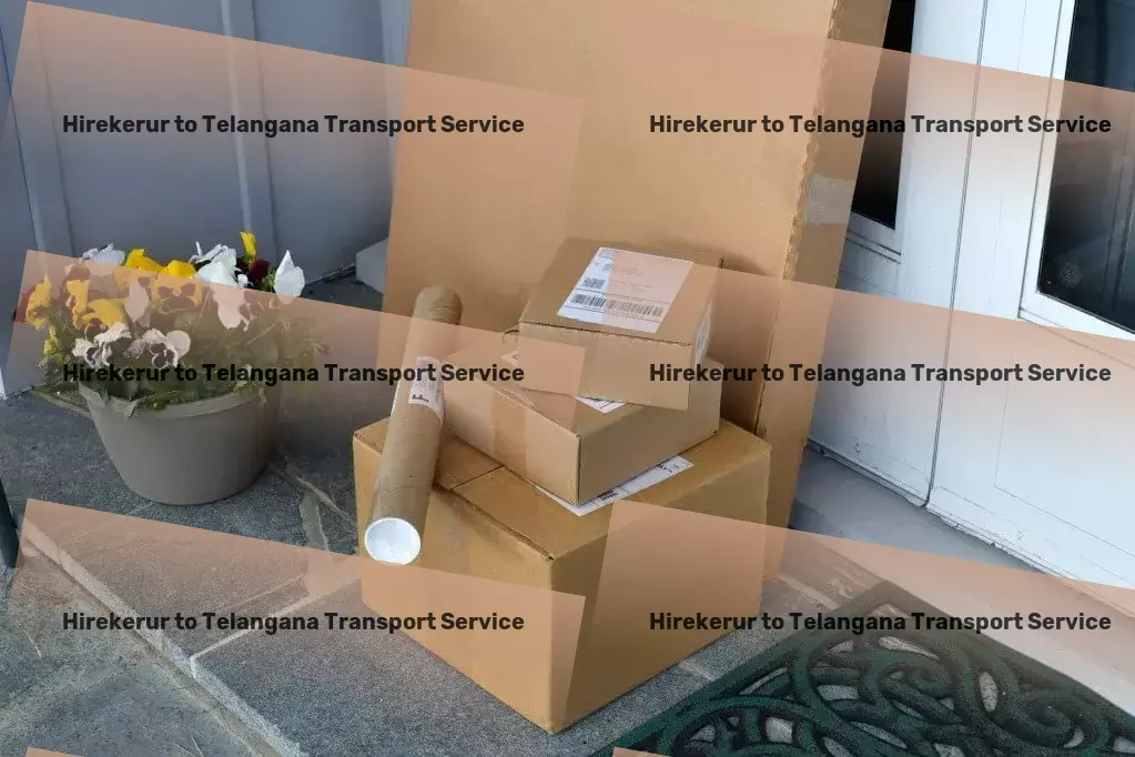 Hirekerur to Telangana Transport Transport logistics