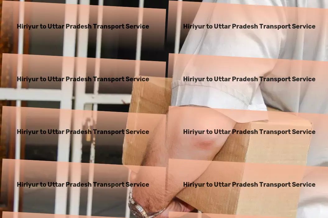 Hiriyur to Uttar Pradesh Transport Your strategic ally in navigating logistics complexities! - Freight parcel services