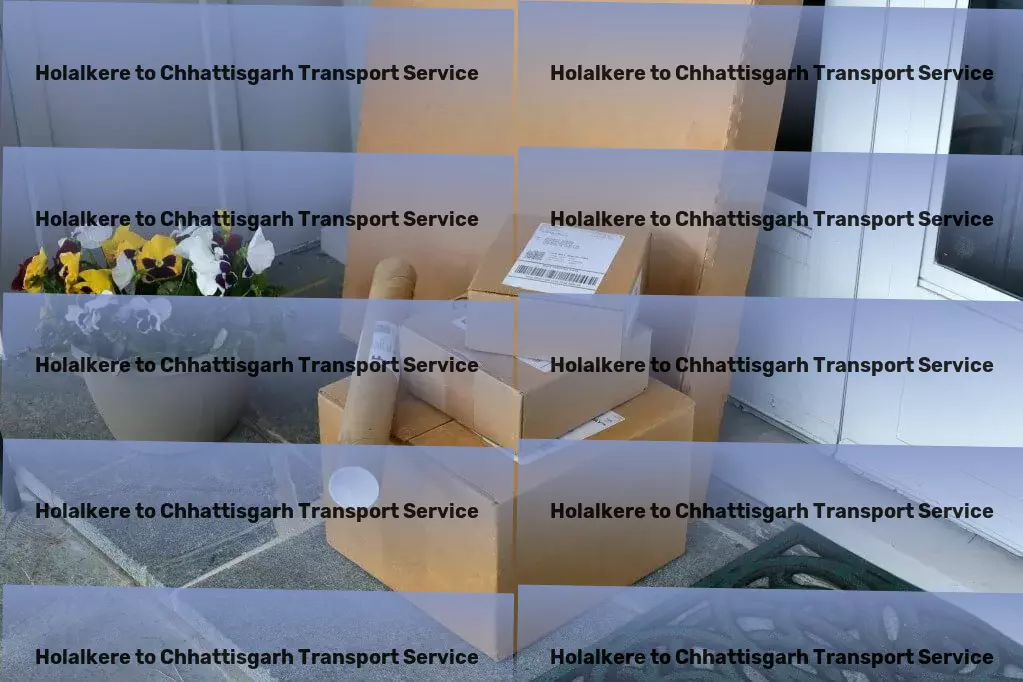 Holalkere to Chhattisgarh Transport Multi-region transport services