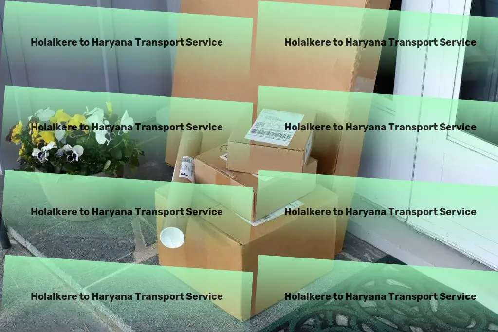 Holalkere to Haryana Transport Nationwide freight moving