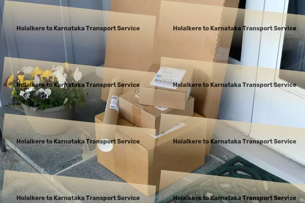 Holalkere to Karnataka Transport Express package logistics