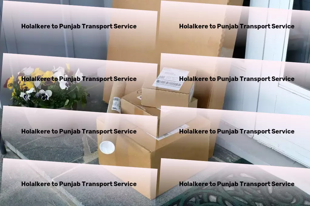 Holalkere to Punjab Transport Heavy goods movers