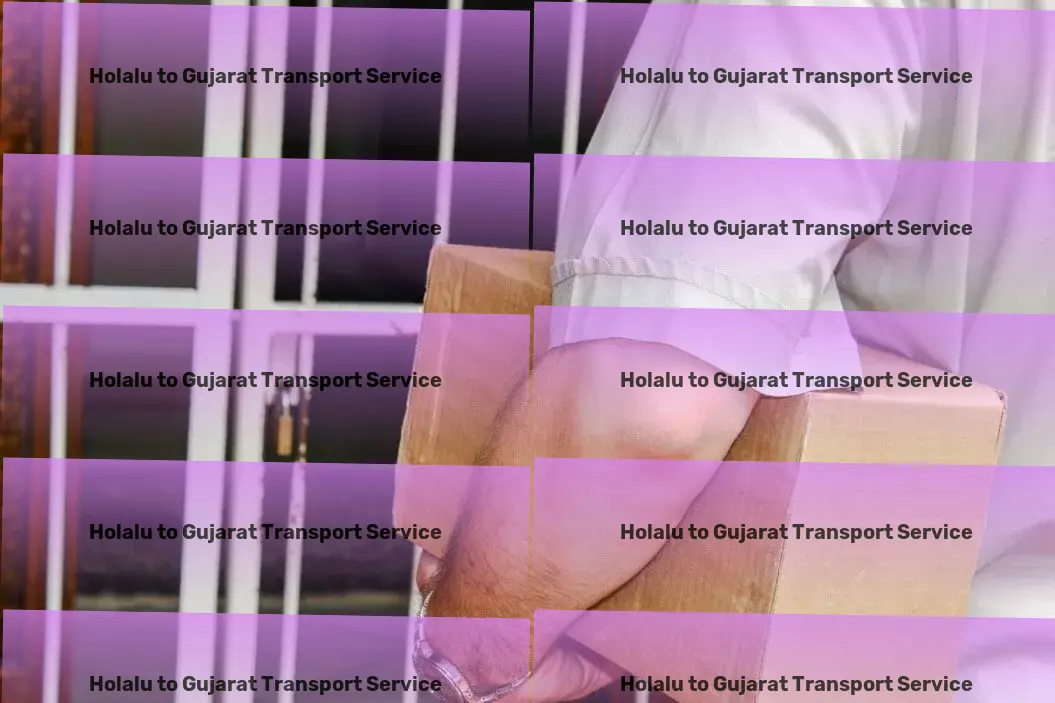 Holalu to Gujarat Transport Harness the power of technology for everyday ease! - Express goods shipment solutions