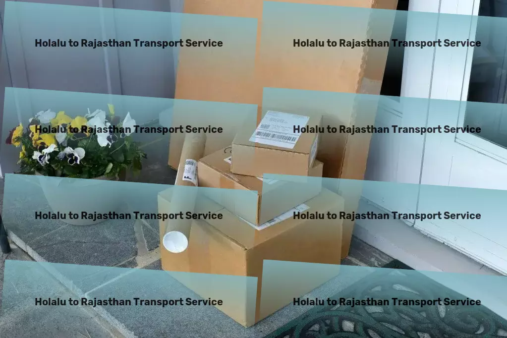 Holalu to Rajasthan Transport The cornerstone of efficient and reliable logistics! - Inter-city logistics solutions