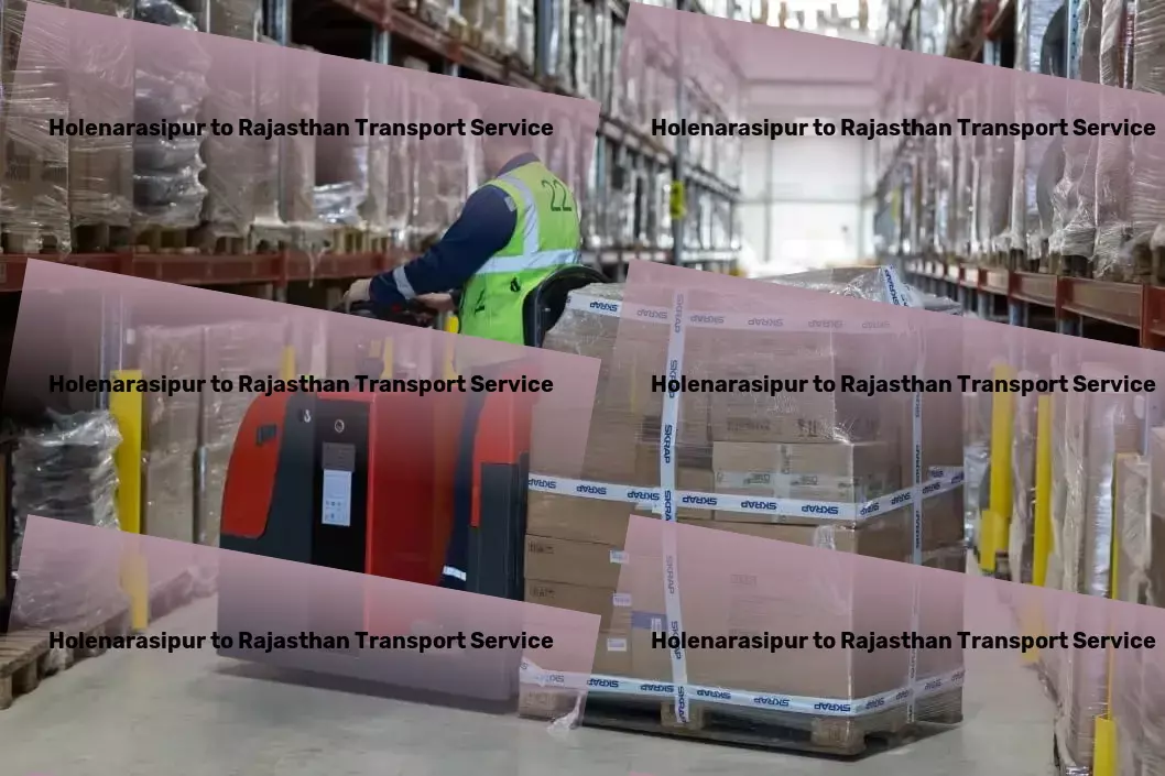 Holenarasipur to Rajasthan Transport Nationwide distribution logistics