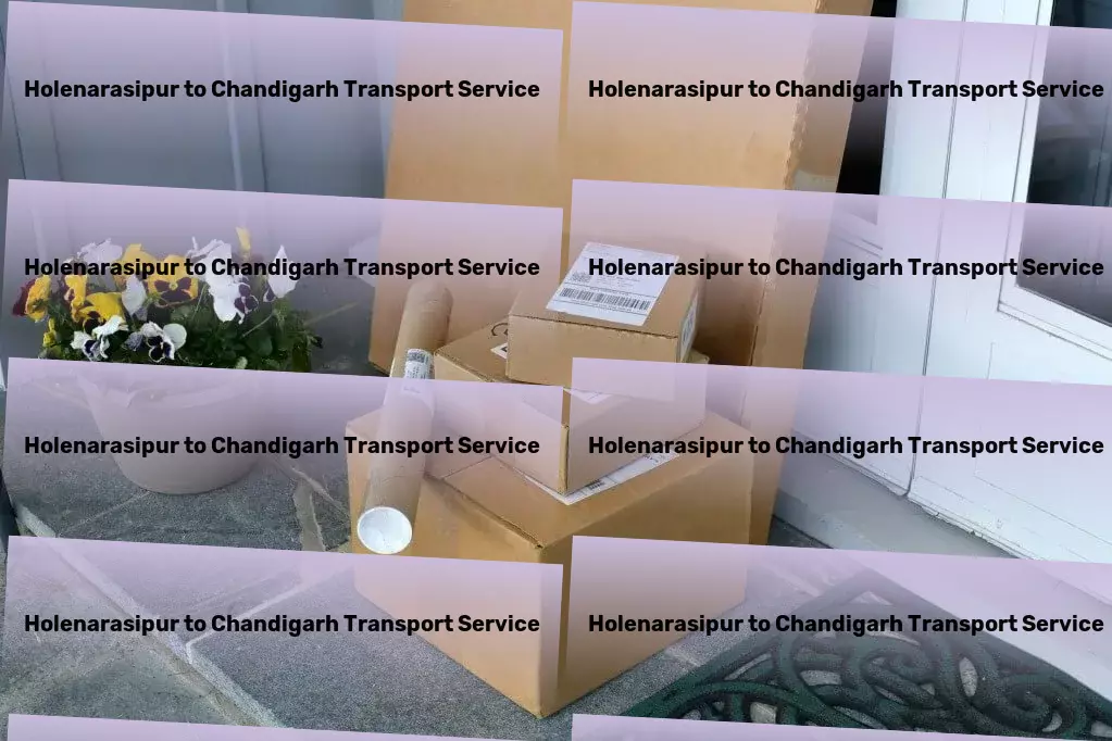 Holenarasipur to Chandigarh Transport Long-haul package delivery