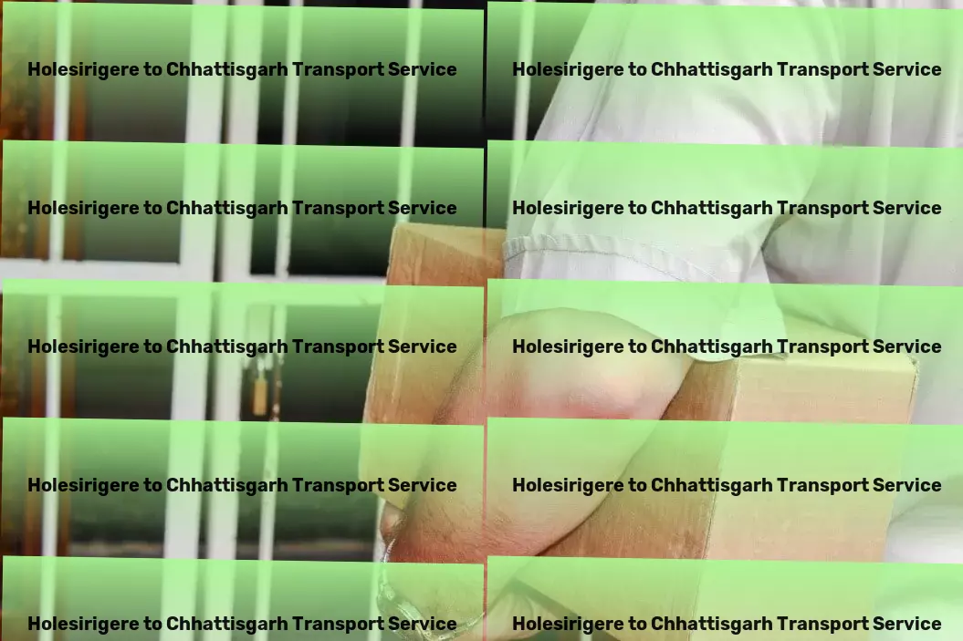 Holesirigere to Chhattisgarh Transport Home relocation transport