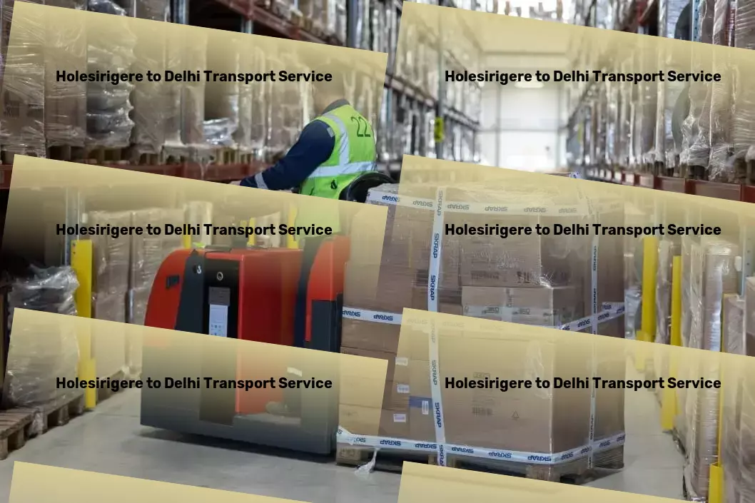 Holesirigere to Delhi Transport Nationwide goods transport