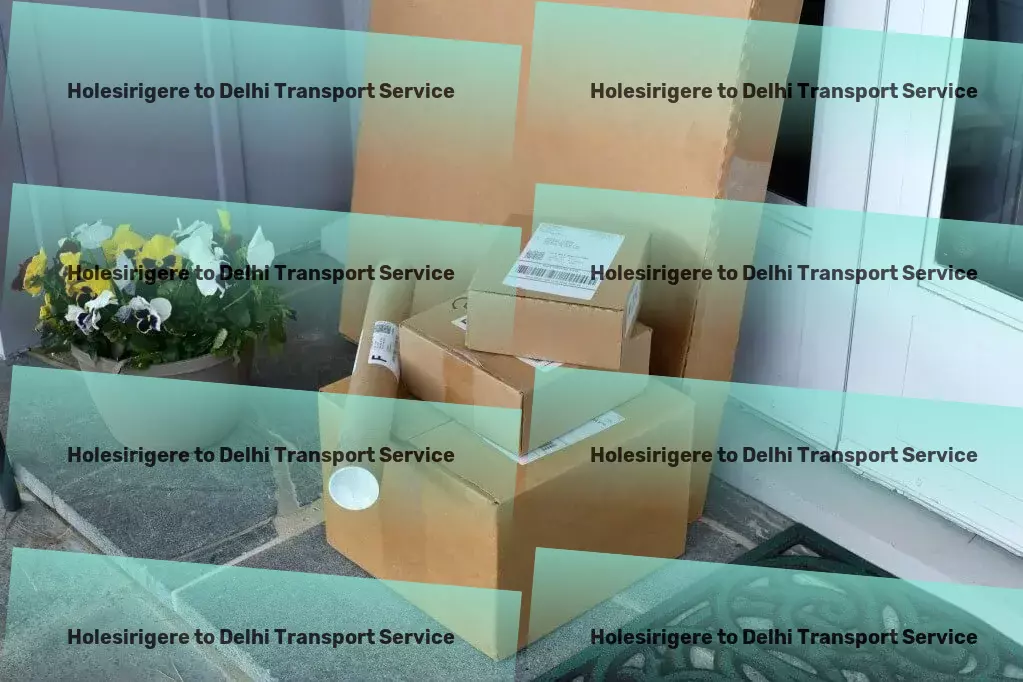 Holesirigere to Delhi Transport National logistics services