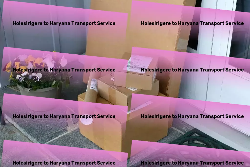 Holesirigere to Haryana Transport Multi-city shipping solutions