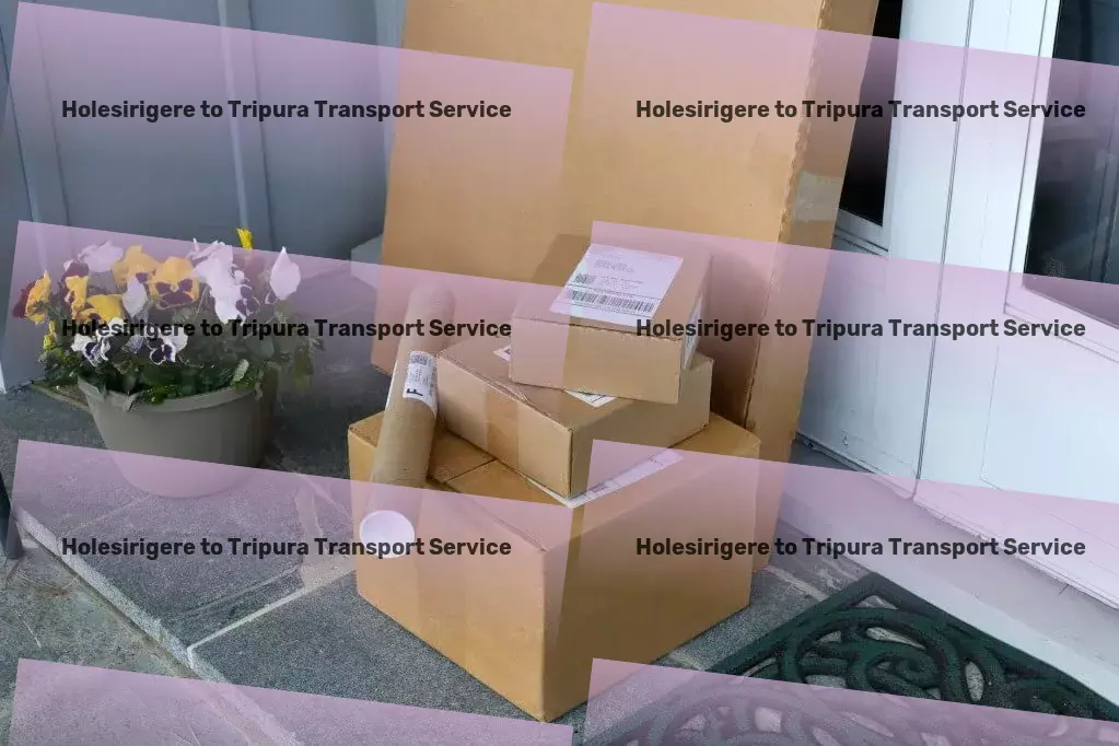 Holesirigere to Tripura Transport Seamlessly connect with India's top travel experiences! - Quick parcel logistics