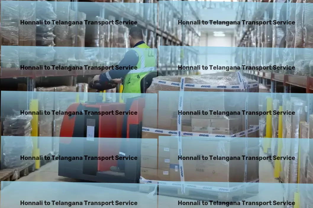 Honnali to Telangana Transport Effortless management of your day-to-day activities! - High-capacity freight transport