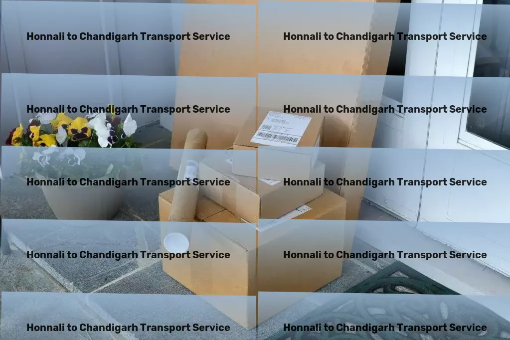 Honnali to Chandigarh Transport Residential door delivery