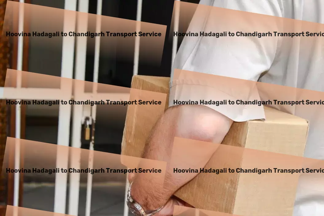 Hoovina Hadagali to Chandigarh Transport Supercharging India's transport capabilities for you! - Bulk freight transportation