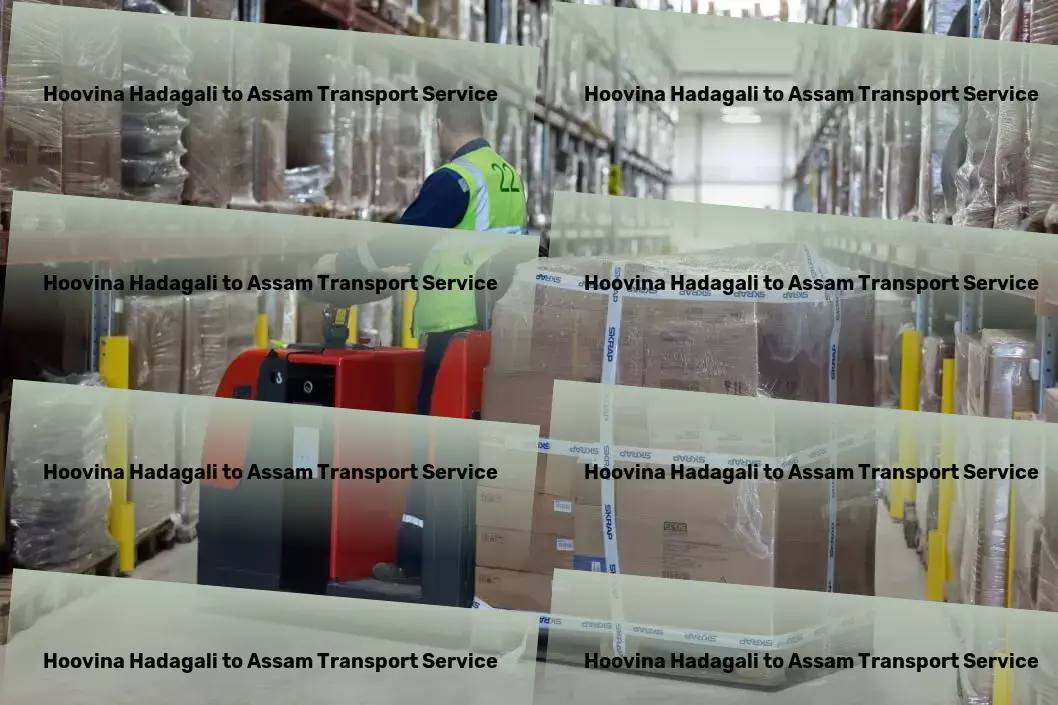 Hoovina Hadagali to Assam Transport Specialized courier solutions