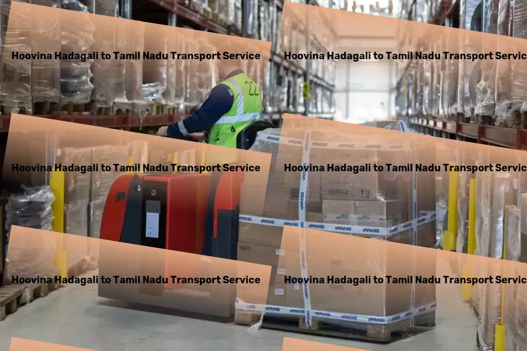 Hoovina Hadagali to Tamil Nadu Transport Nationwide courier operations