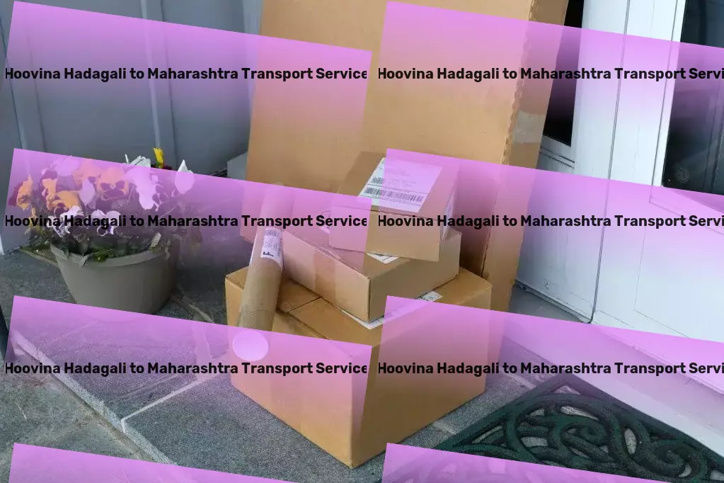 Hoovina Hadagali to Maharashtra Transport Express package logistics