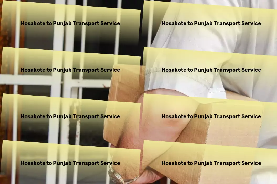 Hosakote to Punjab Transport Regional transport management