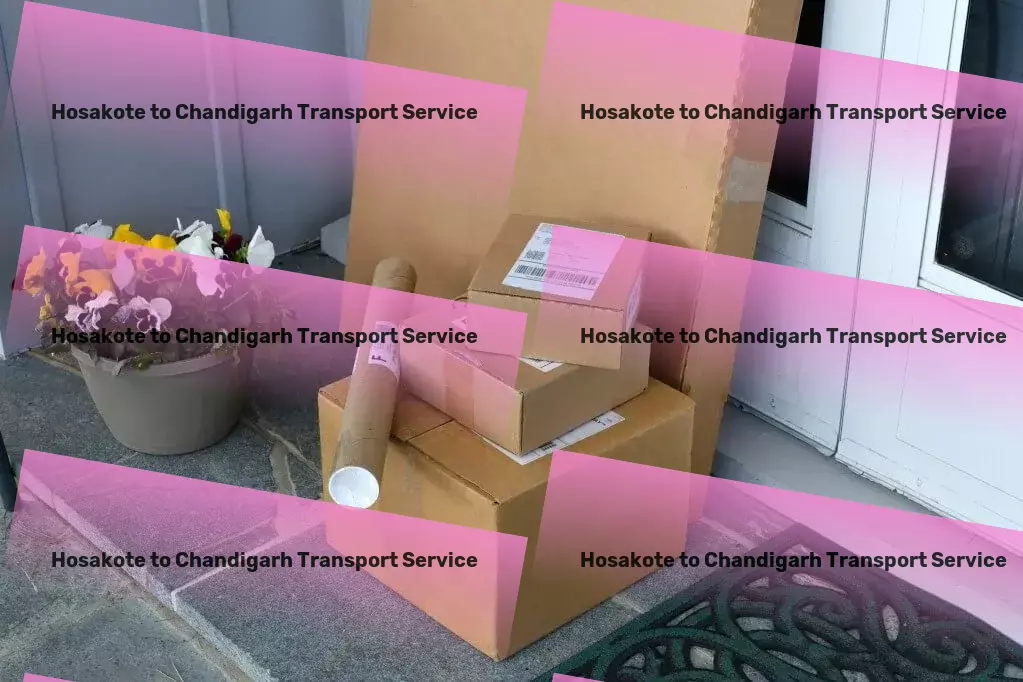 Hosakote to Chandigarh Transport Cross-country logistics