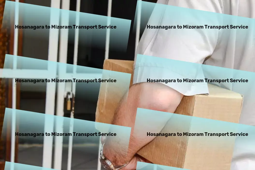 Hosanagara to Mizoram Transport Urban freight services