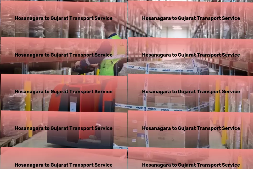 Hosanagara to Gujarat Transport Supply chain logistics