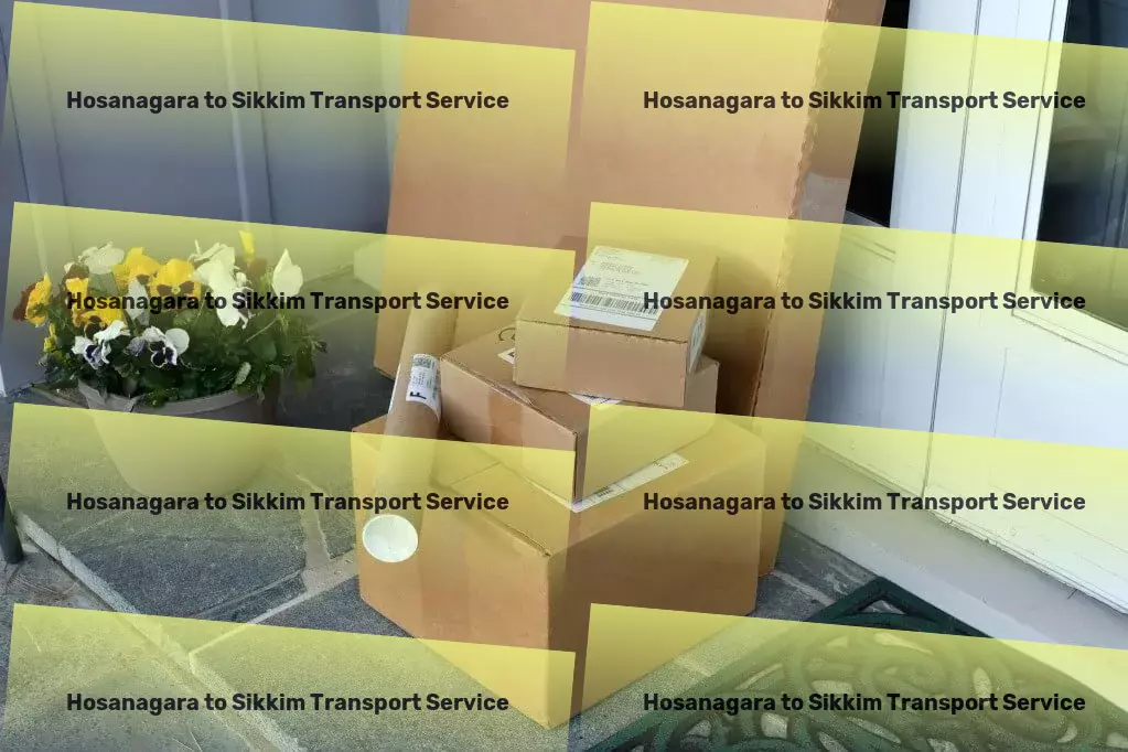 Hosanagara to Sikkim Transport Multi-regional freight services